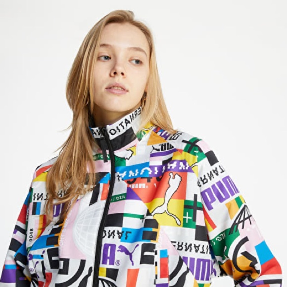 NWT Puma International Lab Track Jacket Multicolor | XS - Picture 6 of 10